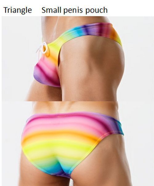 Men Beach Swim Briefs Sexy Colors Thong Swimsuit Fashion Gay Hot Bathing Bikini