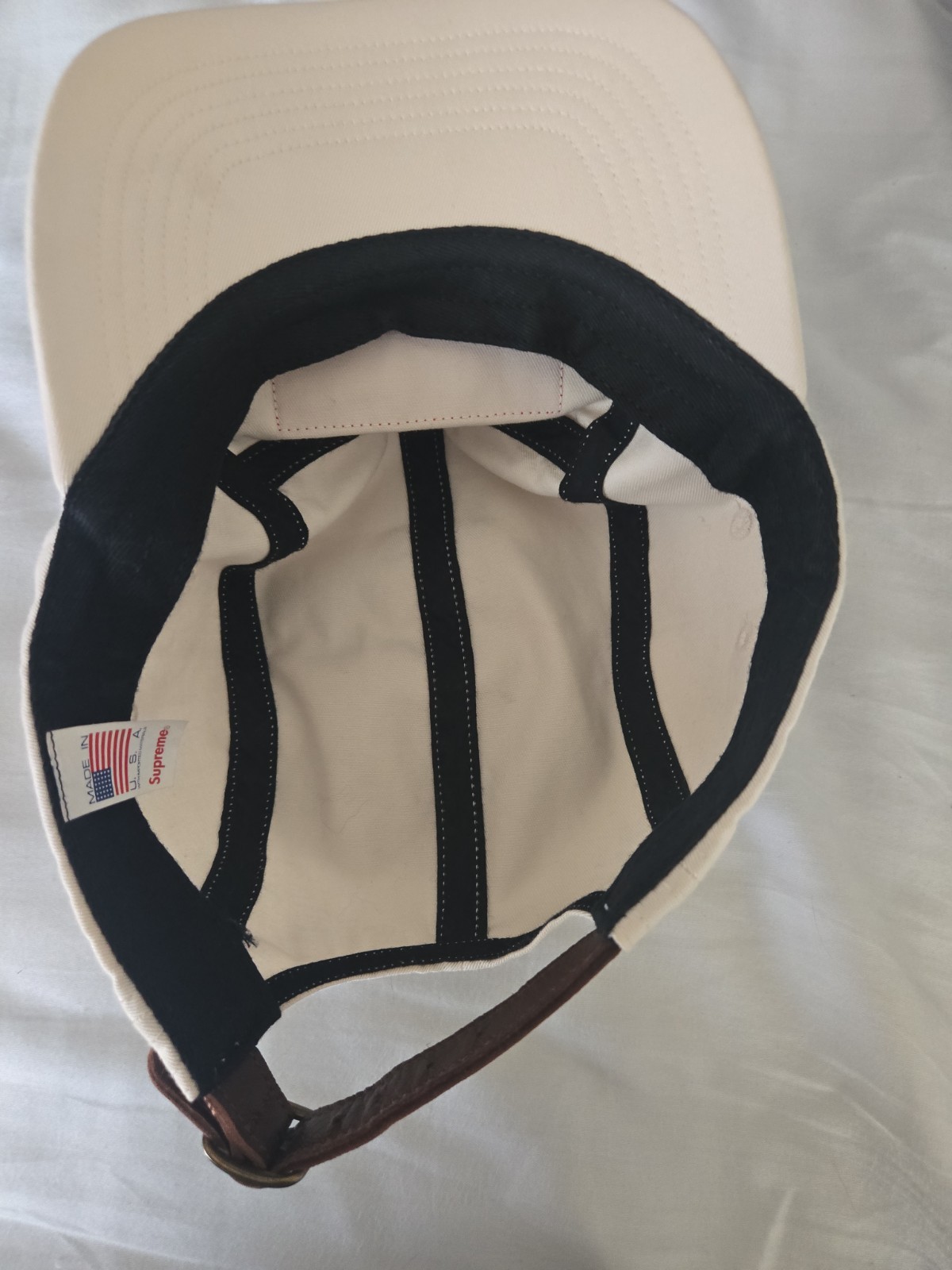 Supreme Washed Chino Twill Camp Cap