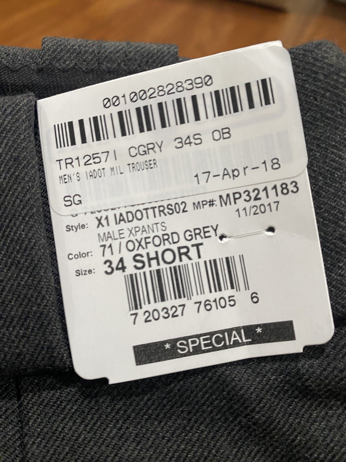 Flying Cross Fechheimer Mens GRAY BLACK pants police military BRAND NEW $160.99