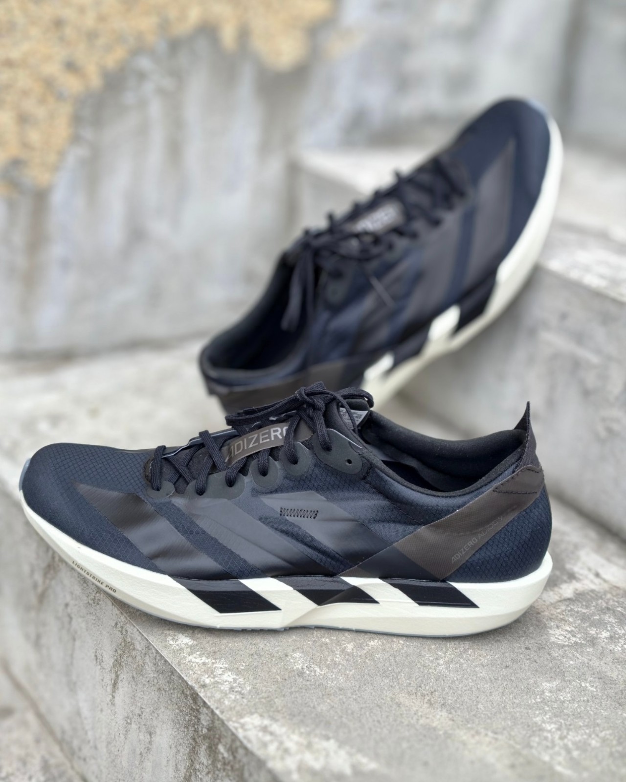 Adidas Adizero Adios 9 ‘Black Iron Metallic’ Ih5751 New Authentic