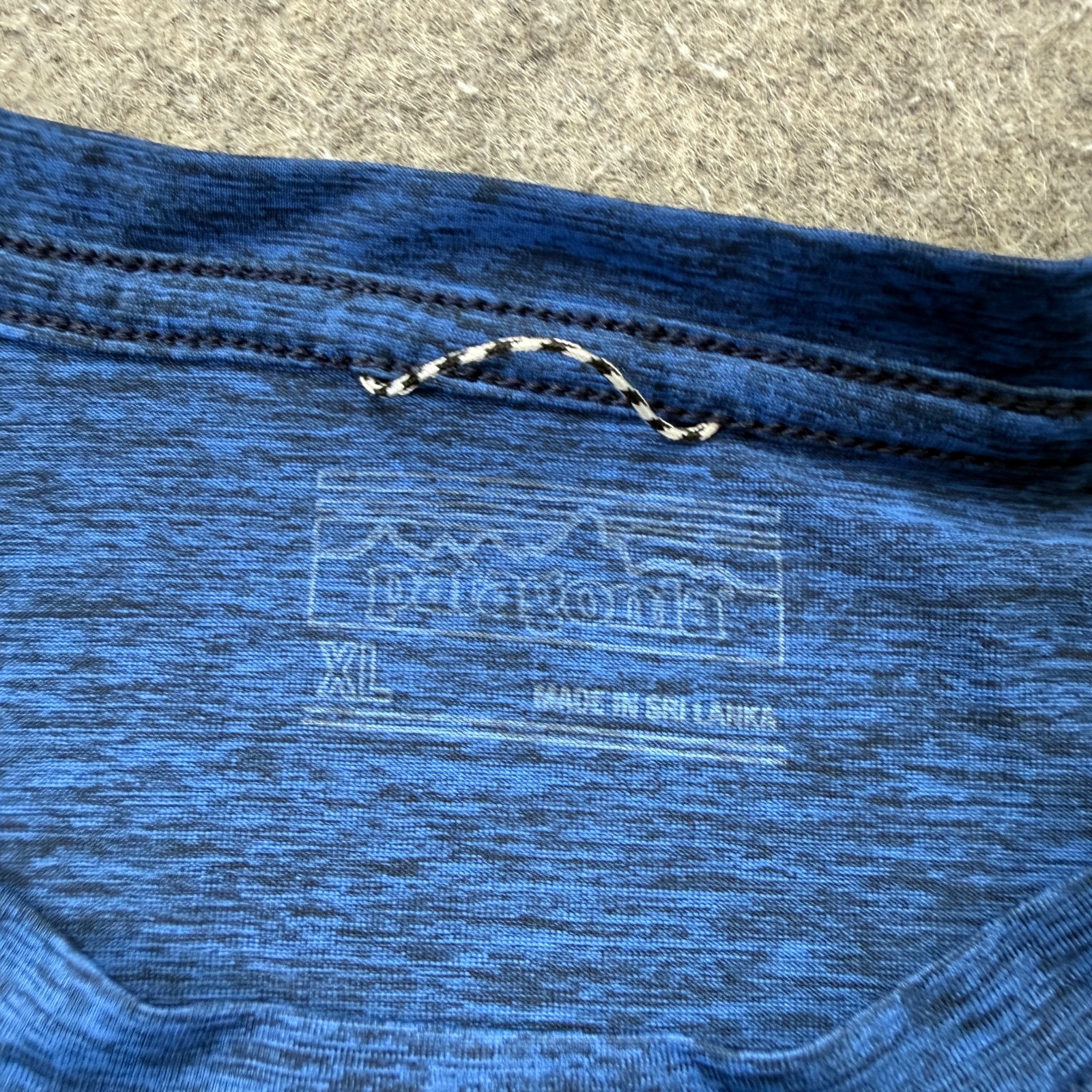 Patagonia Capilene Cool Daily T-Shirt Men XL Blue Performance Crew Neck 45215