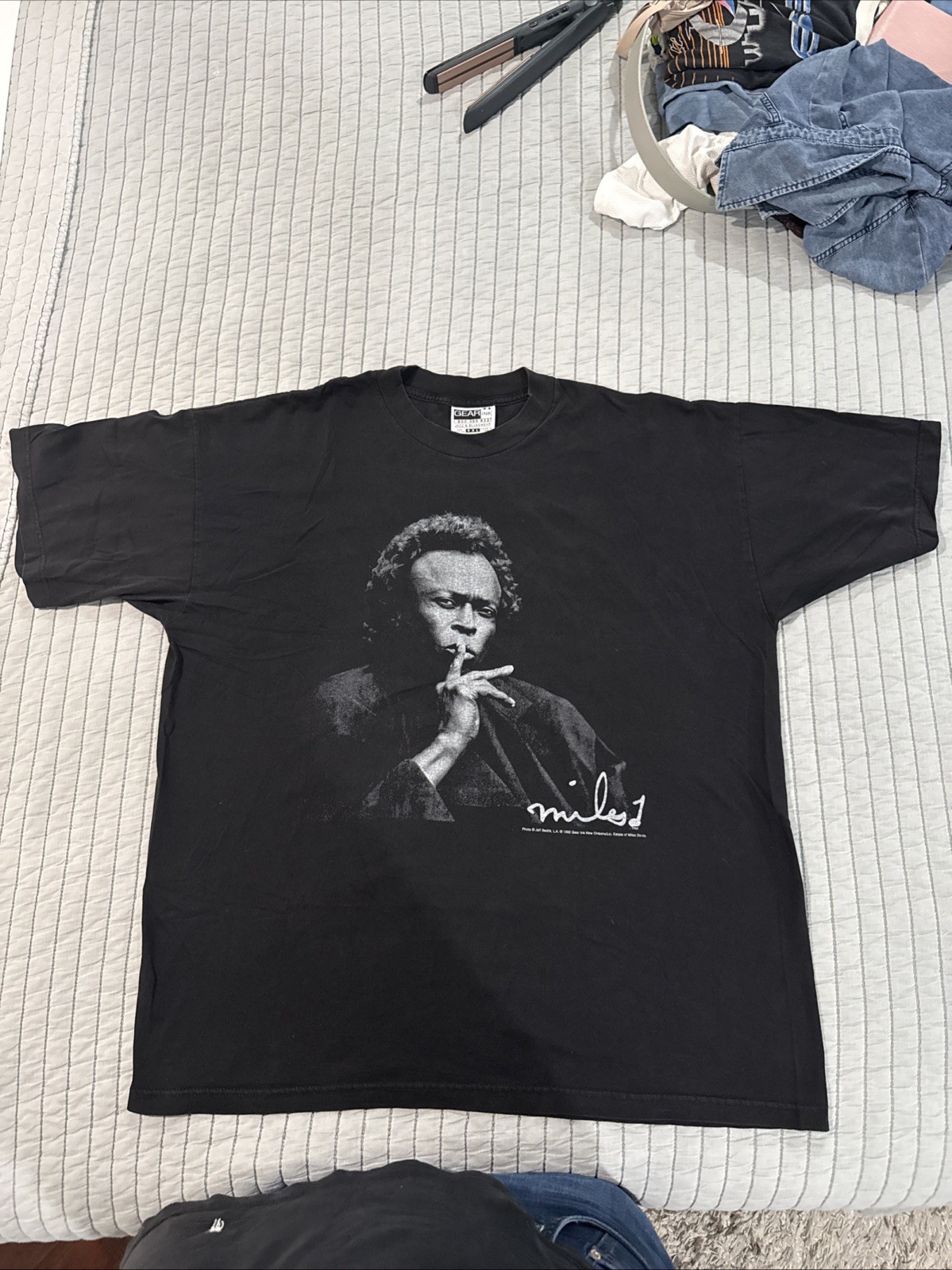 Miles Davis Vintage 1992 Gear Ink New Orleans XXL Tee Rare Authentic Never Worn