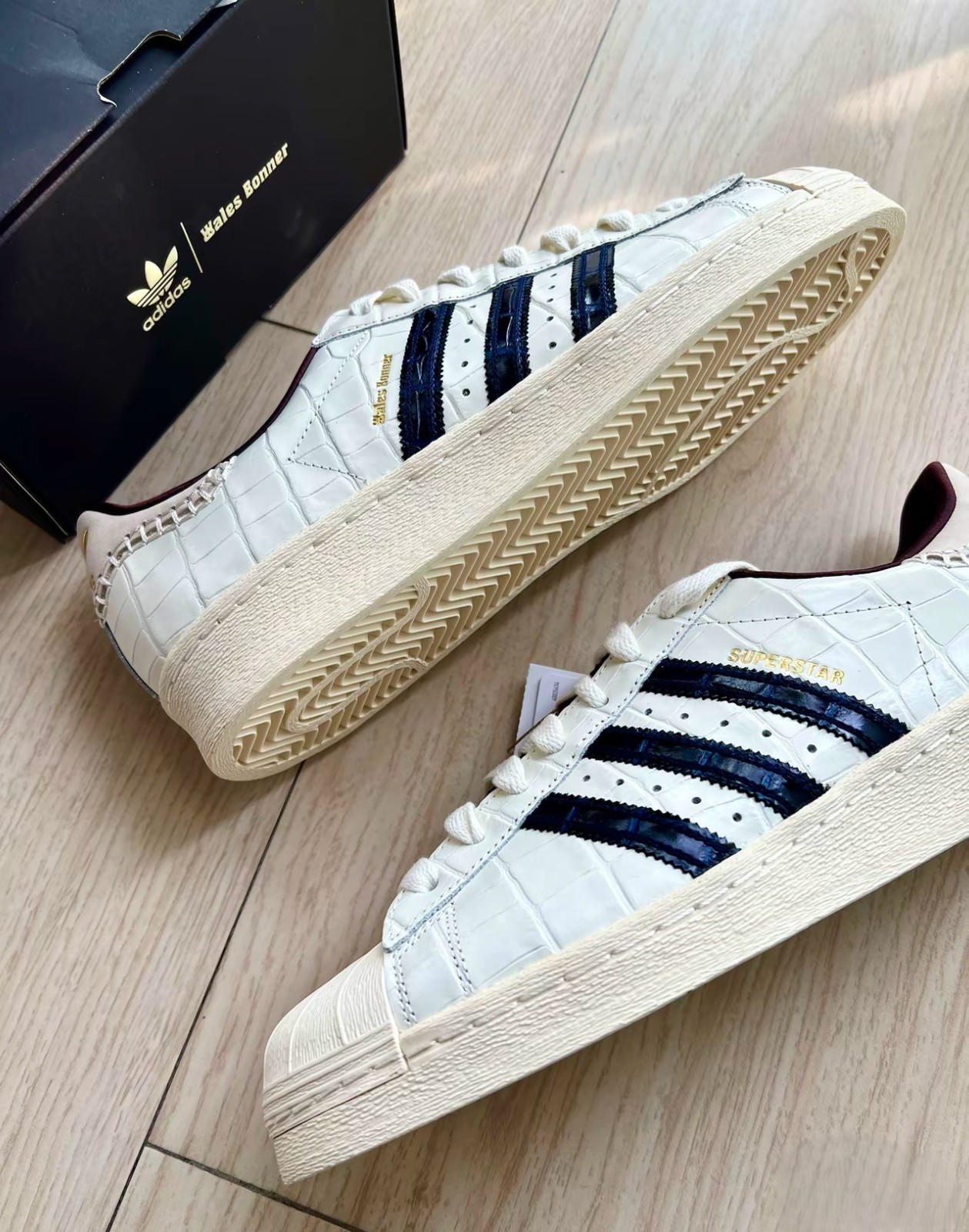 Wales Bonner × adidas Originals Superstar Wonder White JP7161 New