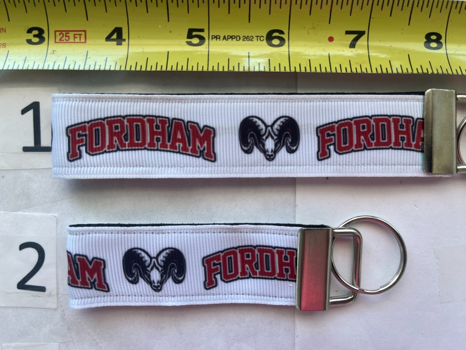 Fordham University Keychain Stocking Stuffer Fob Gift 4 Him Her Mom Dad Rams