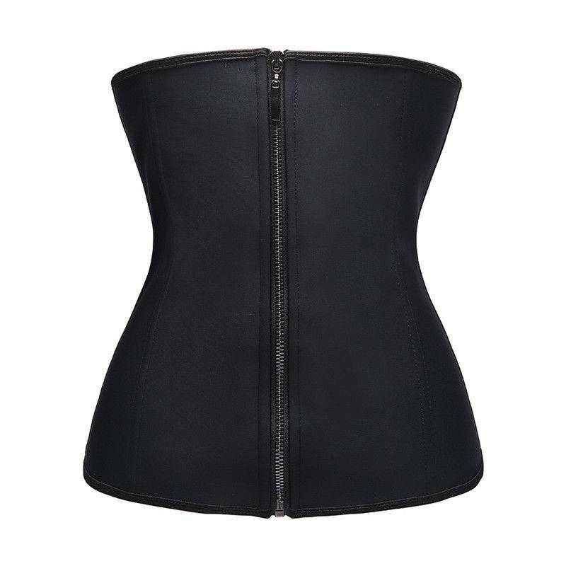 Fajas Colombianas LATEX Waist Trainer Cincher Girdle Zip Shapewear Corset Shaper