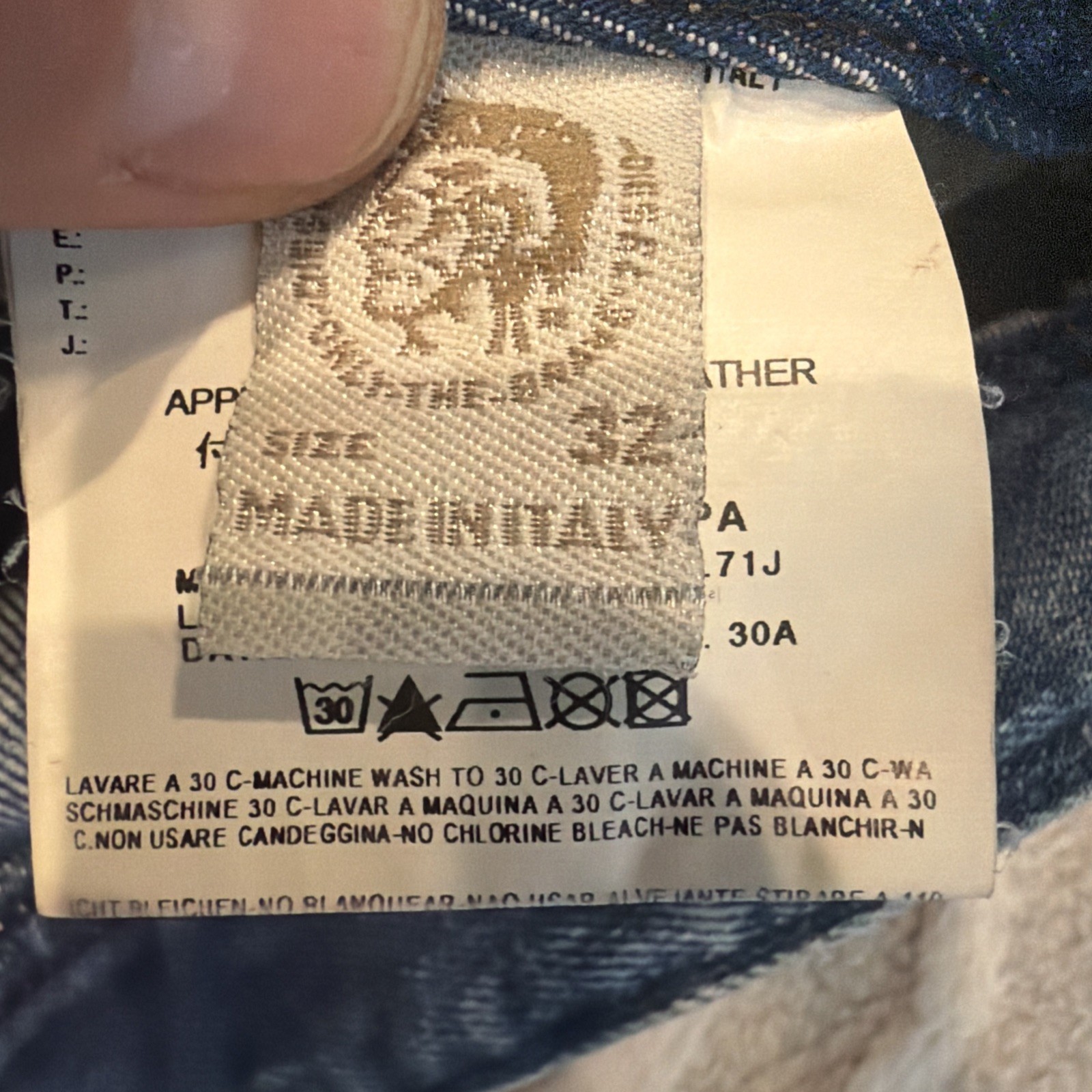 Diesel Zathan Jeans 0071J Men 32×30 Blue Bootcut Denim Distressed. Y2K 2007