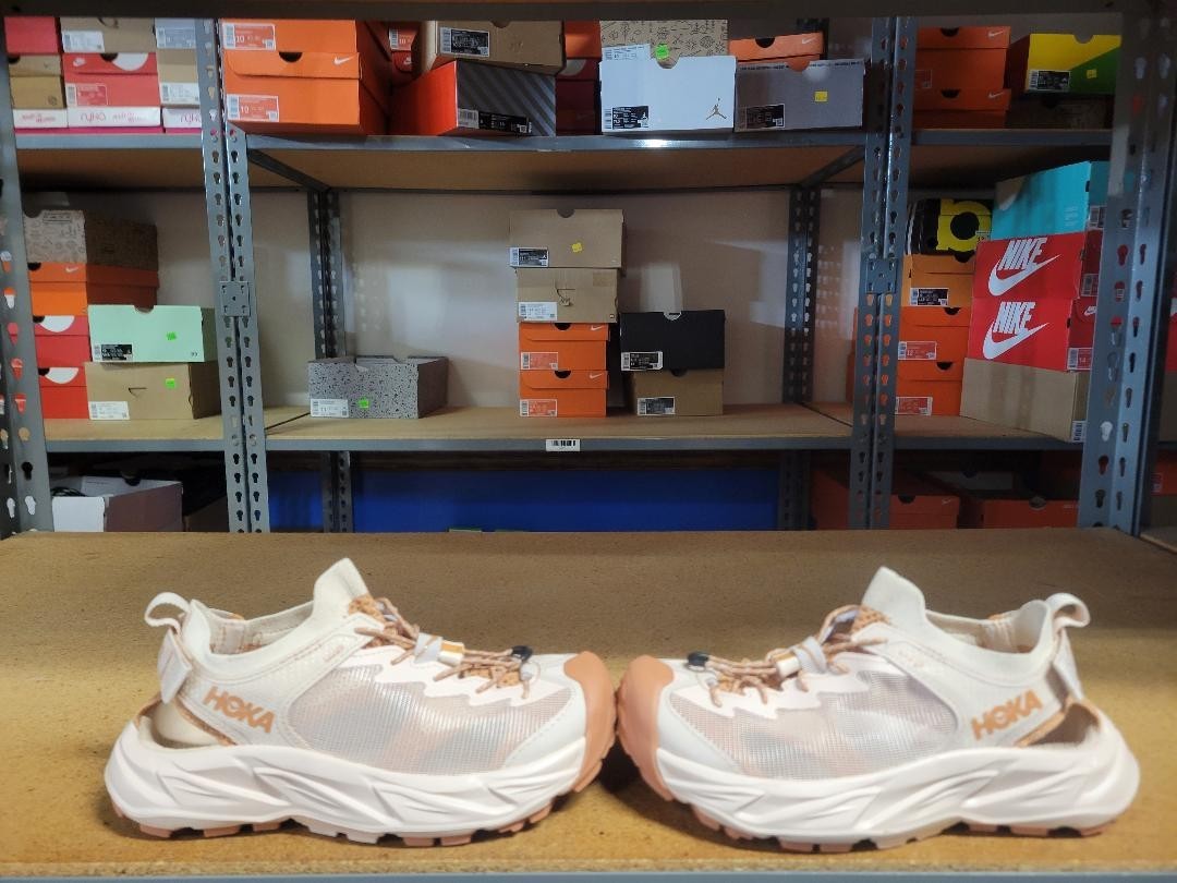 Hoka One One Hopara Women Sandals 1147670 Cream Cedar Size 6, 7.5 & 10.5