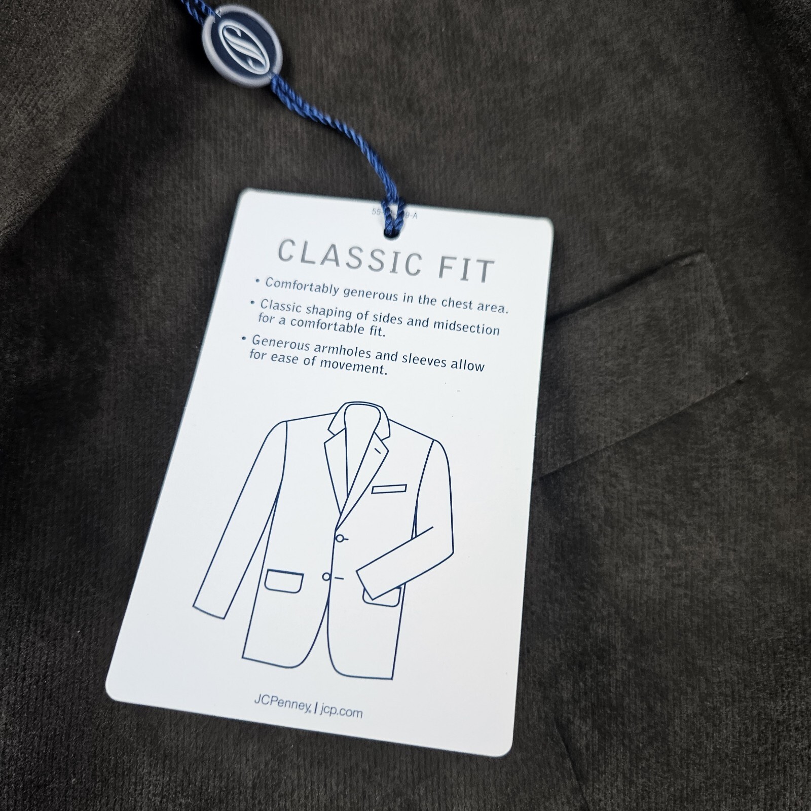 Stafford Blazer Men’s 46 Brown Classic Fit Single Vented 3 Button Notch New
