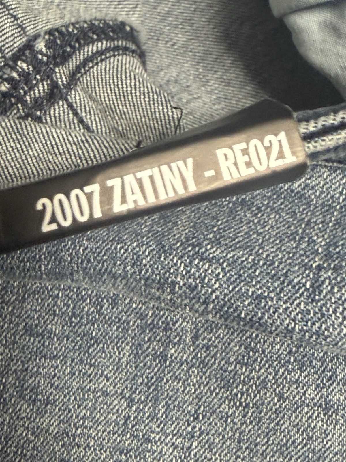 Diesel 2007 Zatiny Slim Bootcut Jeans RE021 Blue Mens Size 36/30 Button Fly