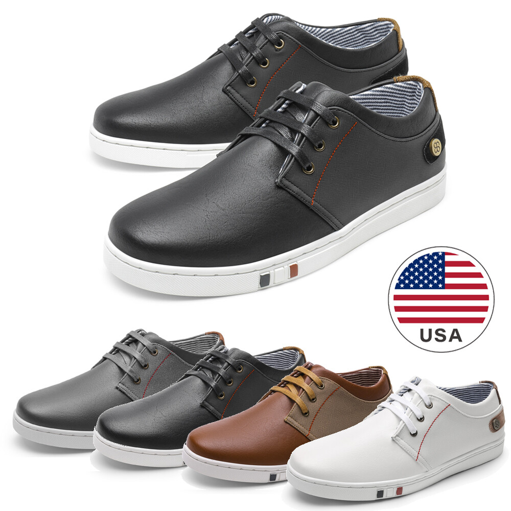 Men’s Fashion Sneakers Casual Shoes Lightweight Waking Shoes US Size 6.5-15