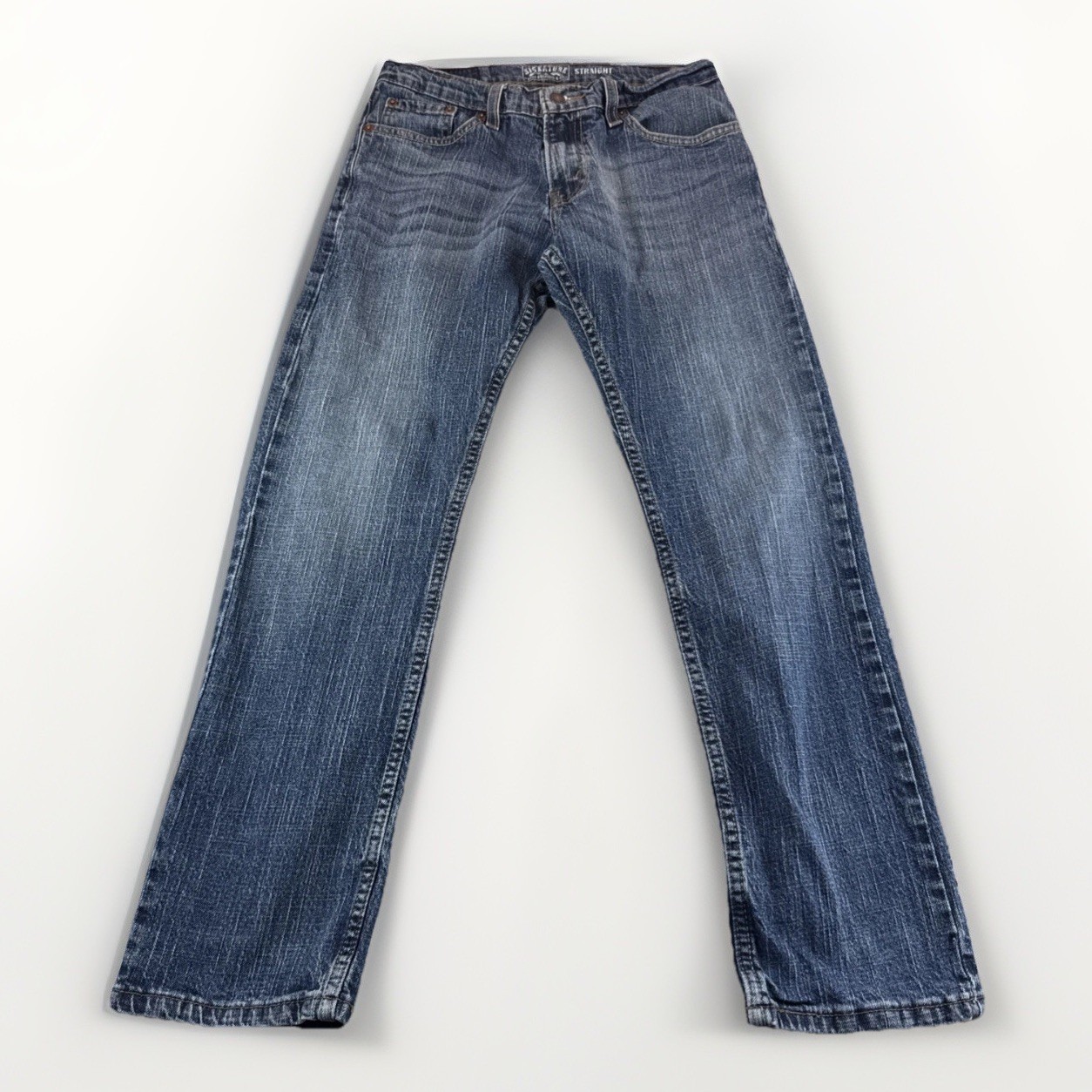 Levis Signature Jeans Mens 29×30 Straight Leg Blue Denim Pants Casual Stretch