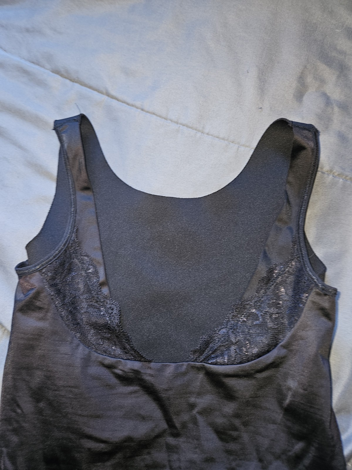 Maidenform Firm Control One-Piece Shapewear Bodysuit Lace Black Women’s S