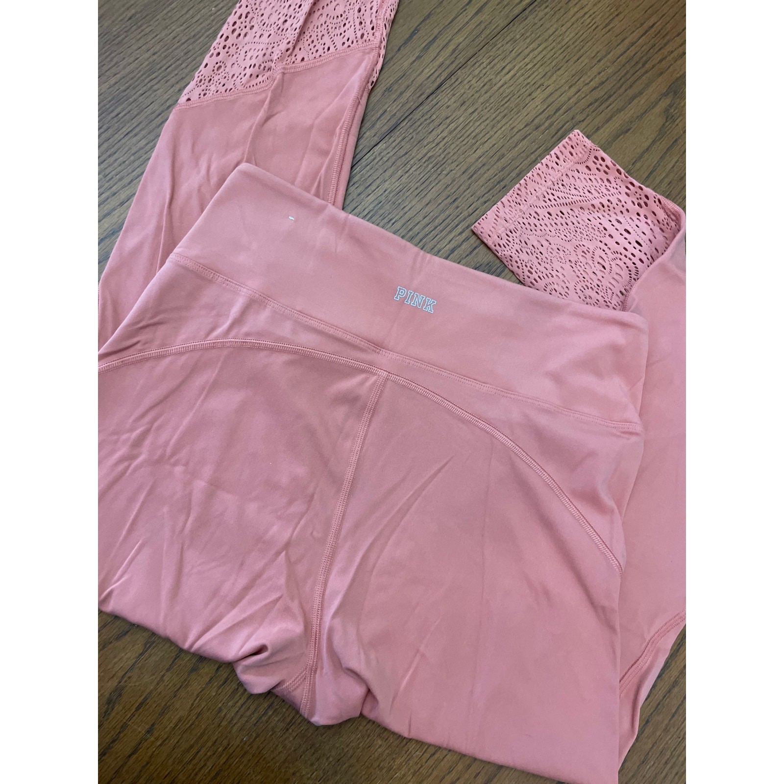 VS PINK Sport Leggings Size L- Coral