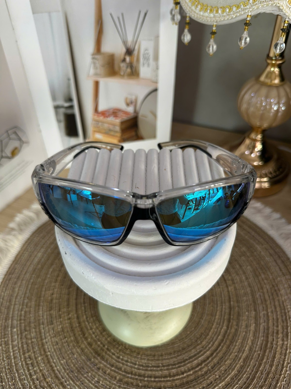 COSTA Del Mar Tuna Alley Sunglasses – Polarized 580P Lenses – Black / Blue NEW