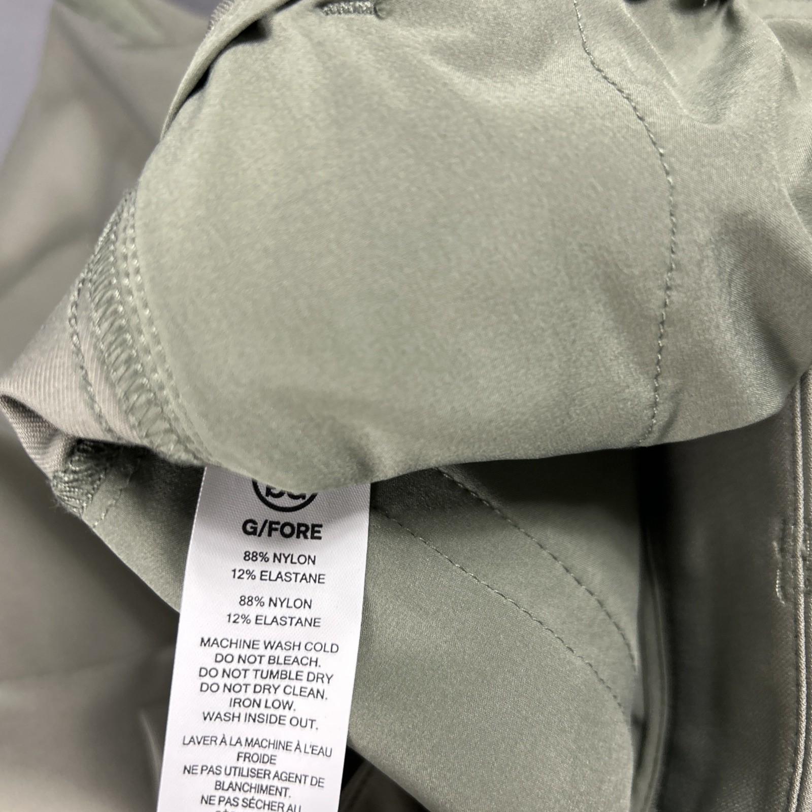G/Fore G4 Womens Golf Pants Stretch Tech 4 Isle Green Nylon Spandex MSRP $195
