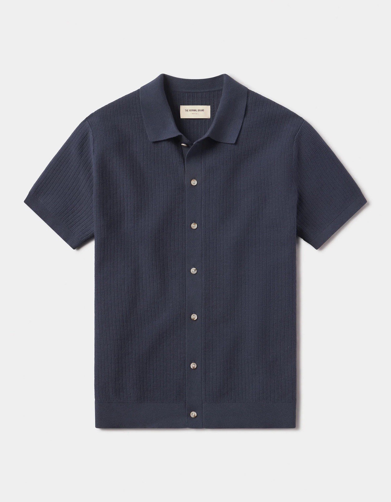 Normal Brand Breezeknit Button Up Size Medium Vintage Blue