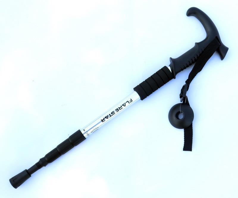 Trekking Poles Nordic Walking Hiking Sticks Anti-shock Adjustable Alpenstock
