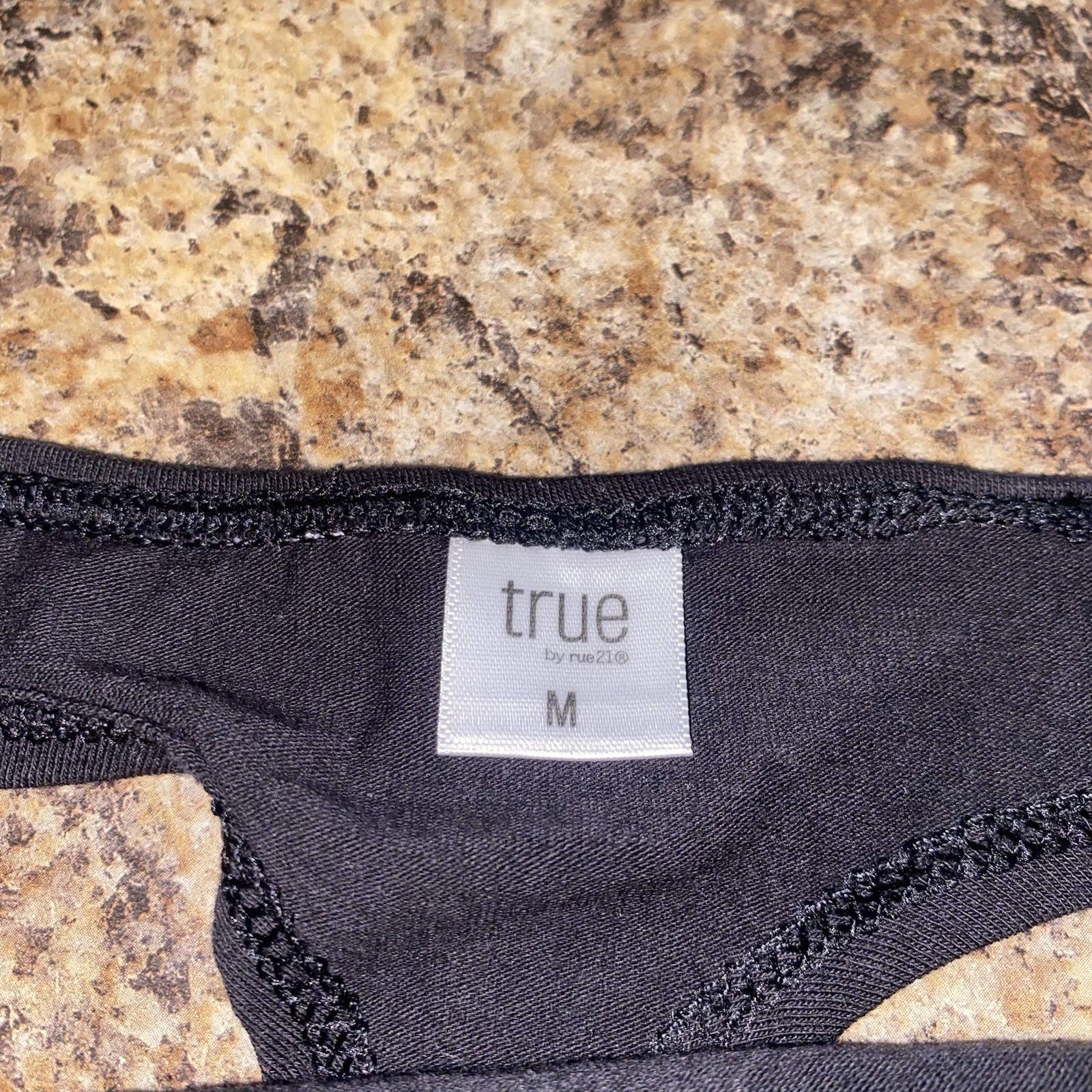 True By Rue21 Thong Medium Happy Face Smile Straps Strappy Rare Sexy Casual Fun
