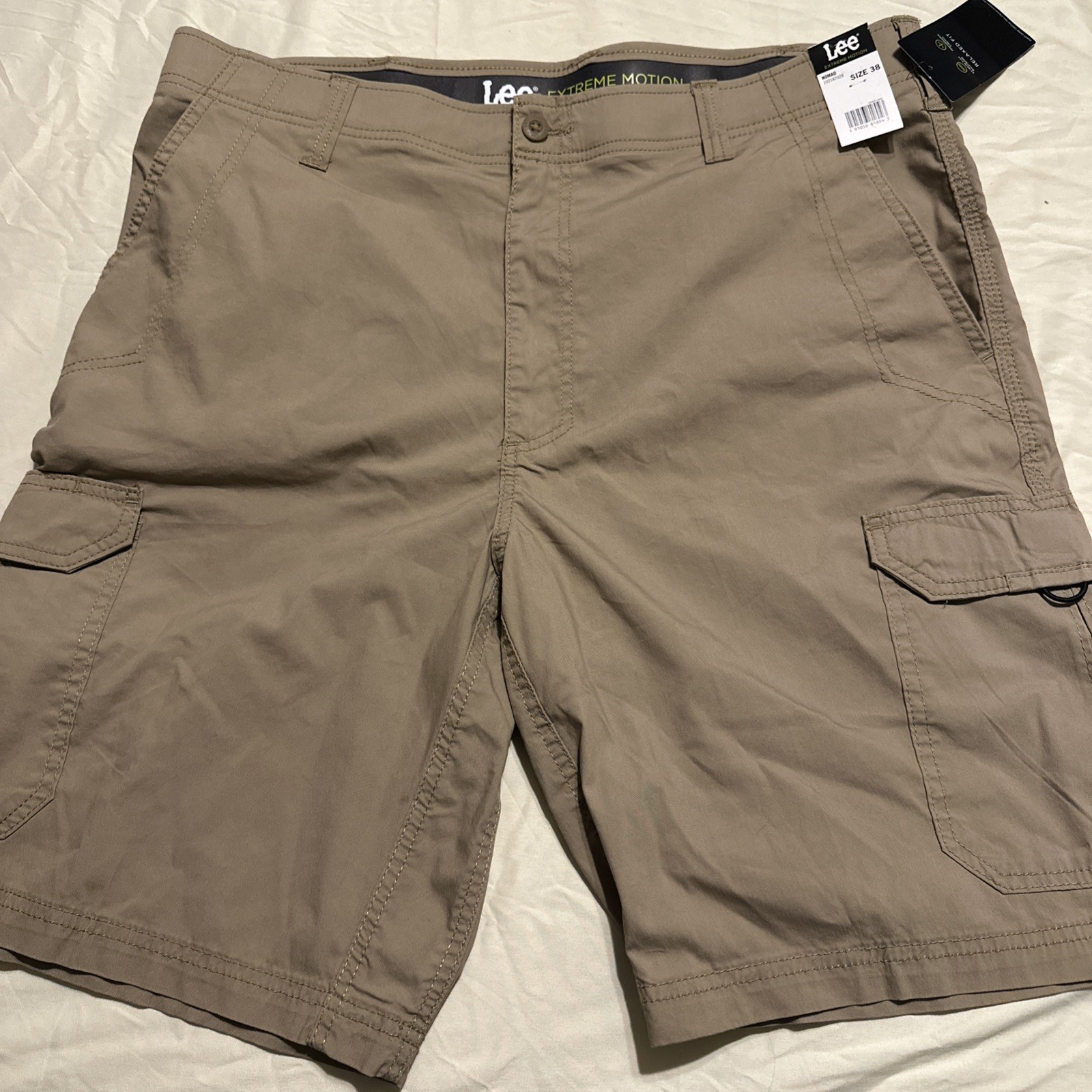 Lee Extreme Motion Crossroad Cargo Short, Nomad, 38 NEW