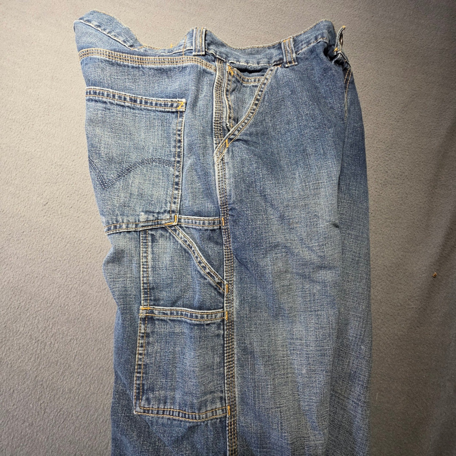 Levis Carpenter Loose Straight Jeans Mens 32×30 Medium Wash Blue Denim 0311
