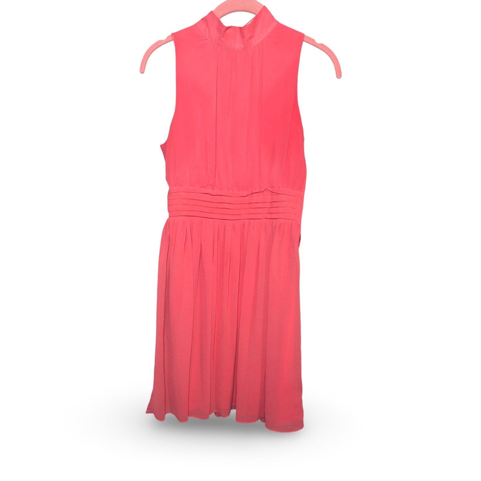 ModCloth Windy City Dress in Coral by Azalea | Size S | Vintage Inspired