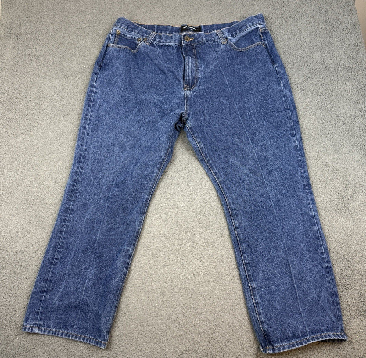 Vintage Kno Betta Jeans Mens 46×32 Blue Denim Baggy Skater Straight Leg