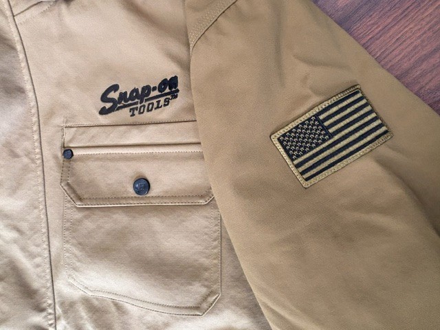 NEW! 2025 SNAP ON TOOLS RA JACKET LEGEND 105 ANNIVERSARY GOLD! Multiple Sizes!