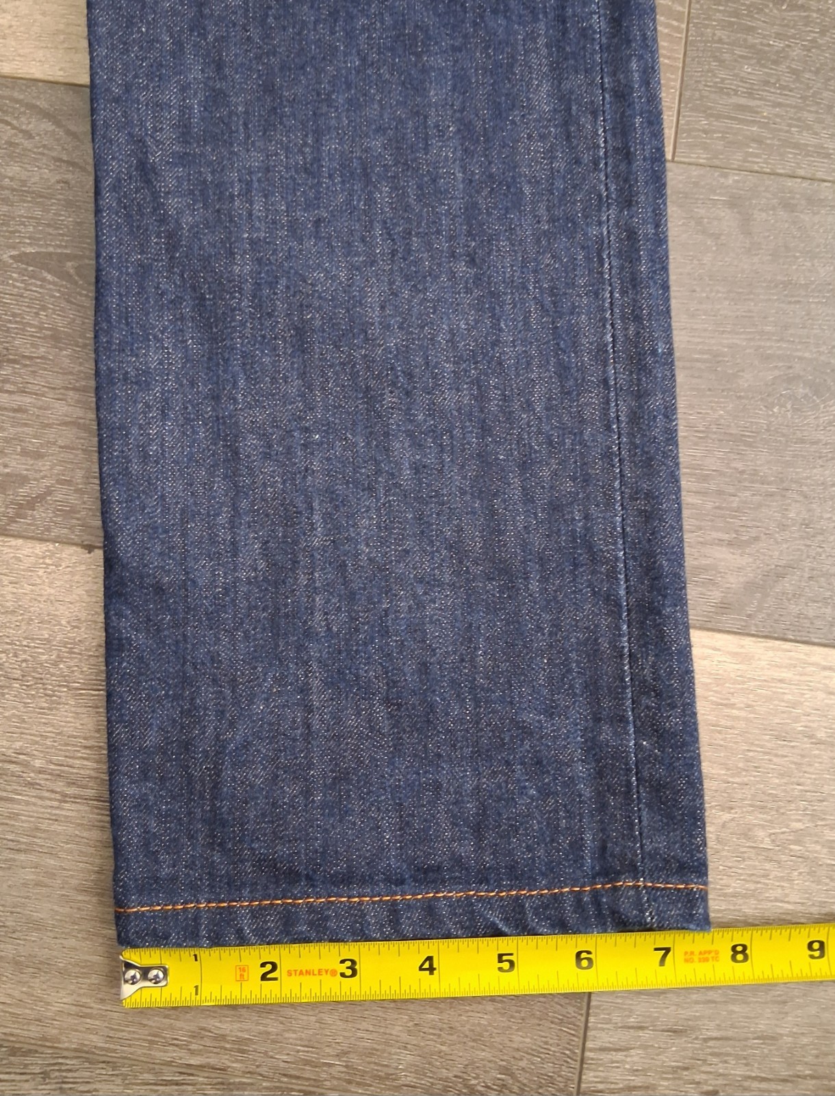 Gap Kaihara Japanese Raw Selvedge Denim Blue Jeans Button Fly Mens Size 31×28