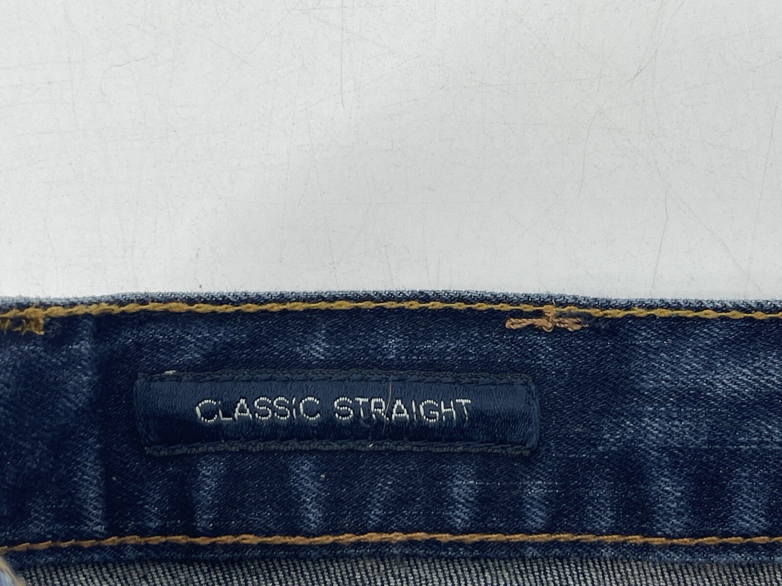 Lucky Brand Classic Straight Leg Stretch Jeans Womens Sz 14 Mid Rise Blue 28X28