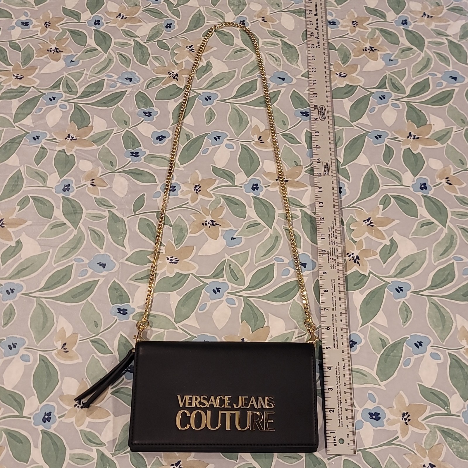 Versace Jeans Couture crossbody bag in synthetic saffiano leather BRAND NEW