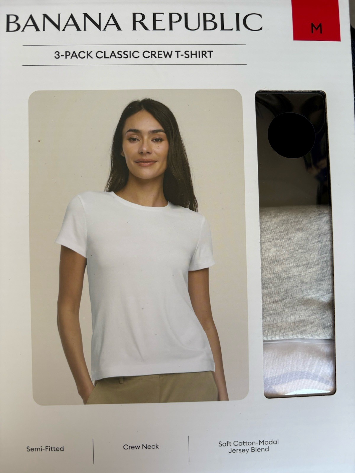 Banana Republic Women’s Crew Neck 3-Pack