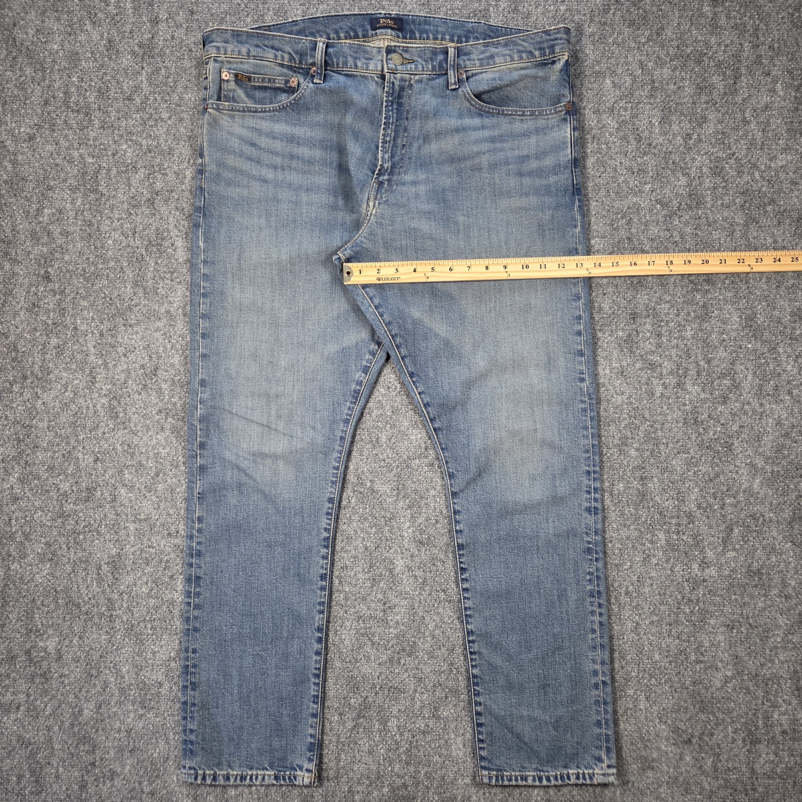 Polo Ralph Lauren Jeans Mens 40×32 The Sullivan Slim Light Blue Stretch Denim