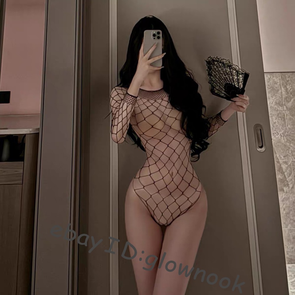 Bodysuits Sexy Lingerie Women Fishnet Hollow Underwear Elastic Body Stockings