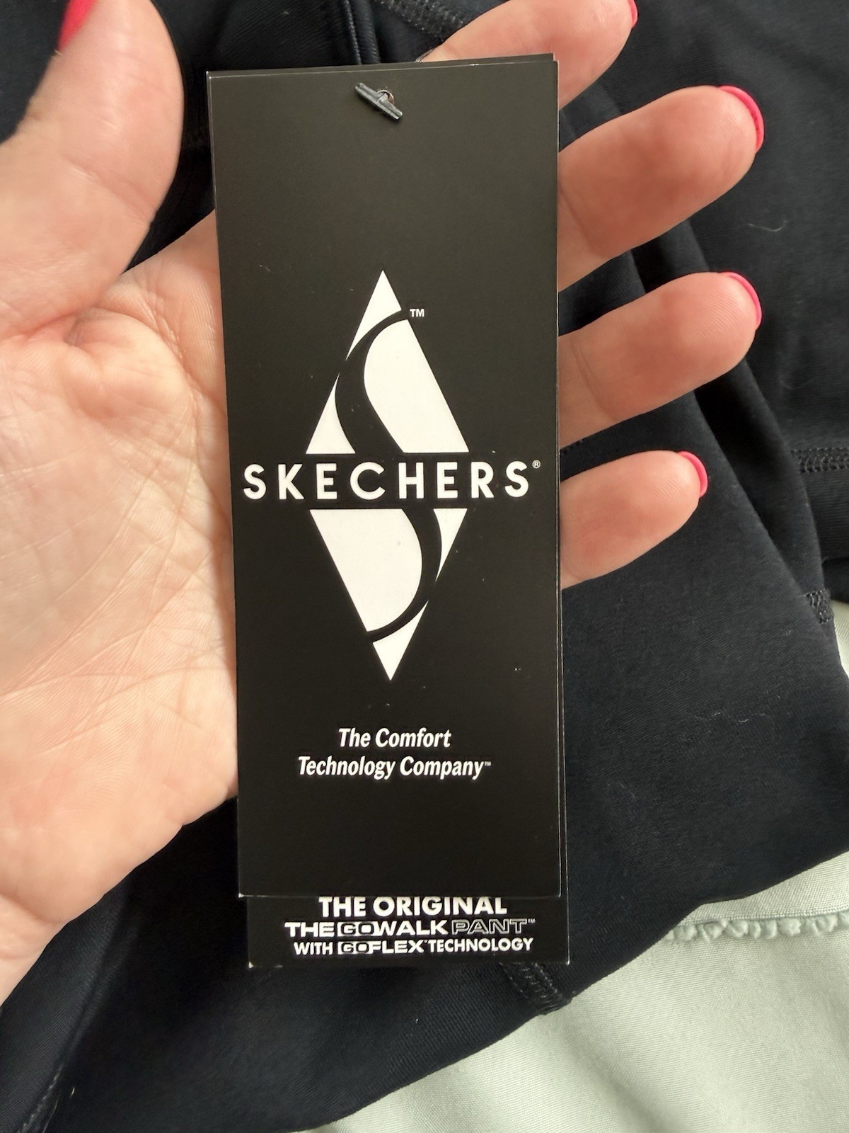 SKECHERS GOwalk Women’s GO FLEX Midrise Flare Pants Black 2XL Pull-On Pockets
