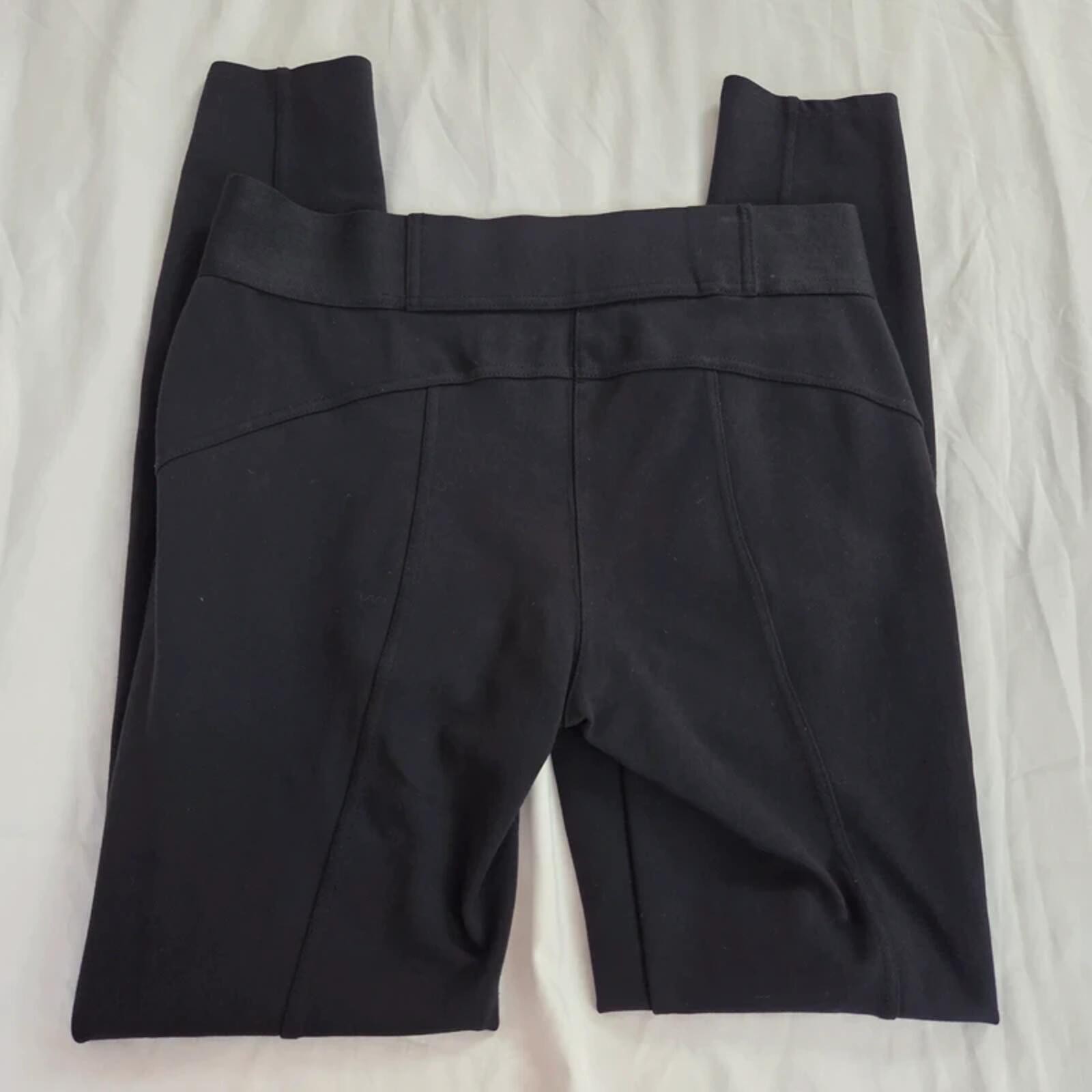 Simply Vera Vera Wang Skinny Pull On Pants Black Medium Long Stretch