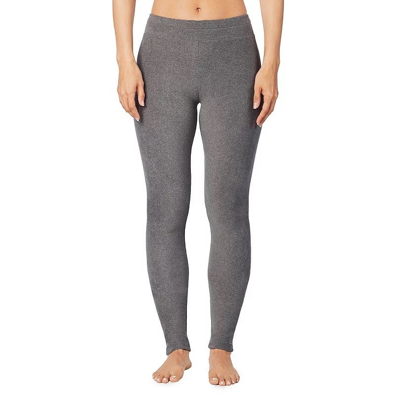 Cuddl Duds (SIZE MEDIUM) Fleecewear with Stretch Leggings for Women NWT GRAY