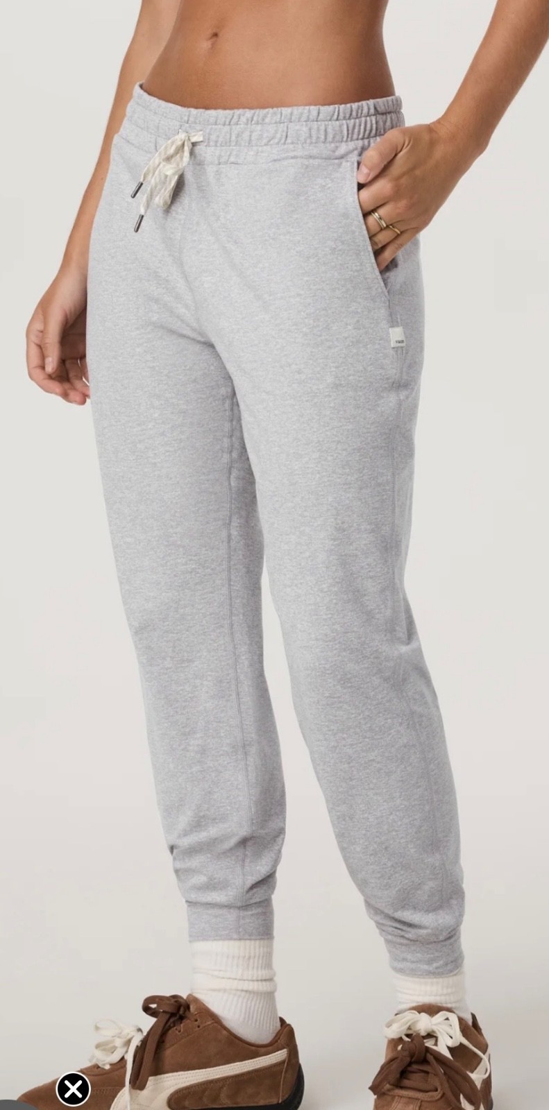 Vuori Women’s Performance Dream Knit Jogger Pants Gray SZ S