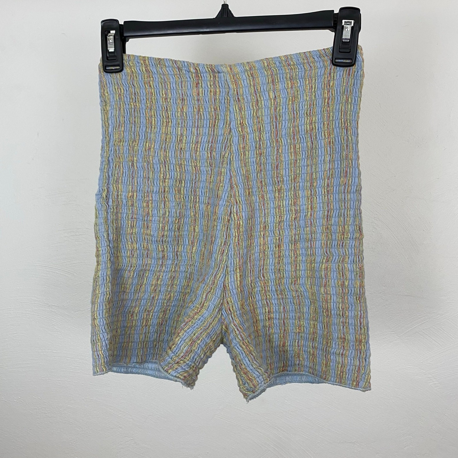 FP One – Free People Caraway Stripe Short Set – Blue Stripe Combo – Size Small