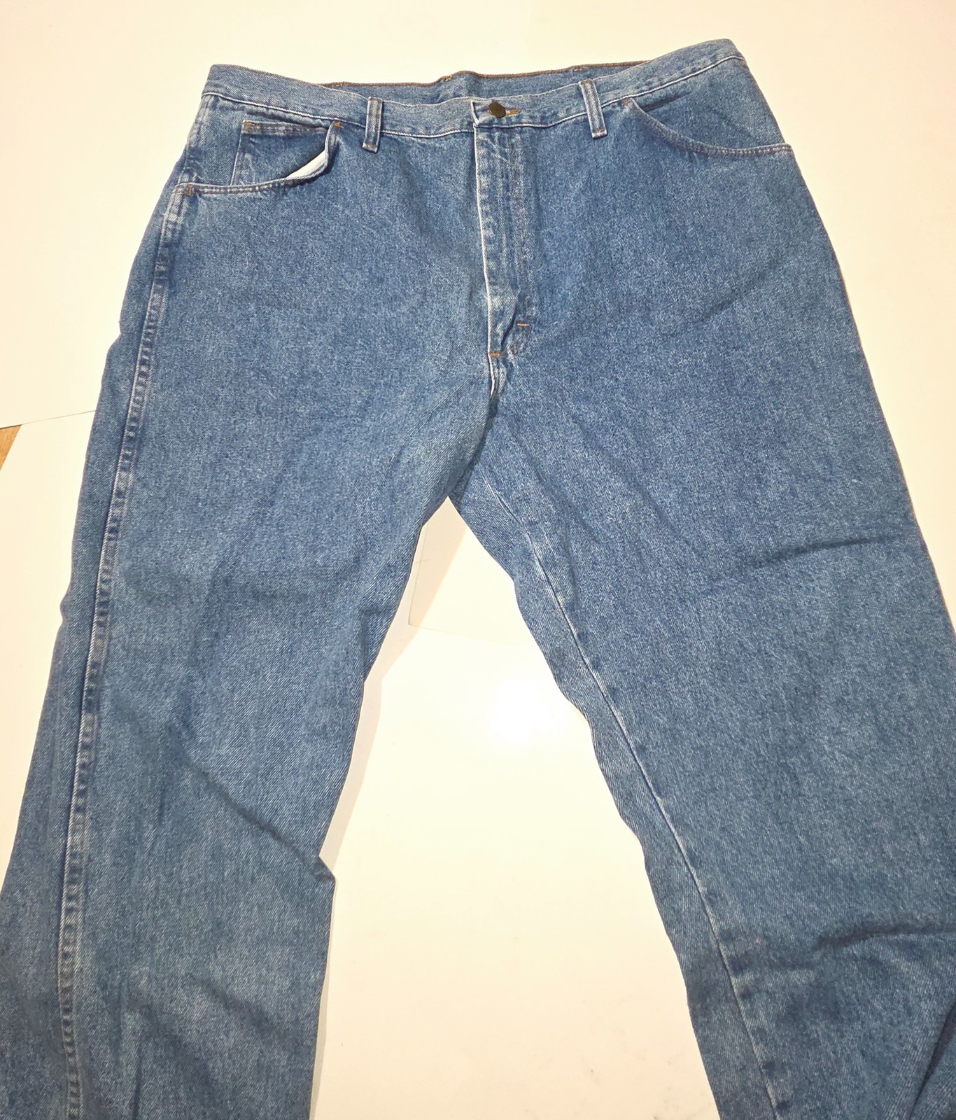 Rustler by Wrangler New Men’s Jeans 42×30 Regular Fit 100% Cotton NWT!