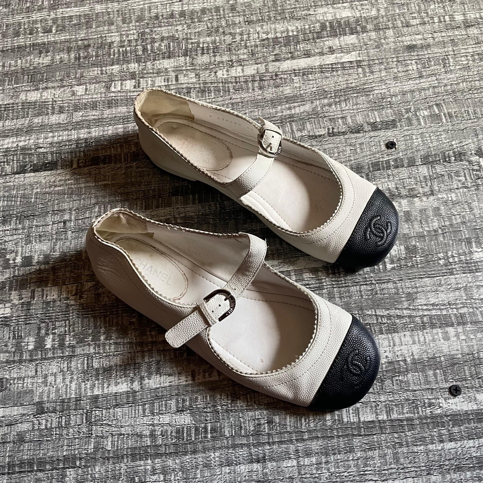 CHANEL MARY JANE BALLET FLATS SIZE EU 36 / US WOMEN 6 / UK 4