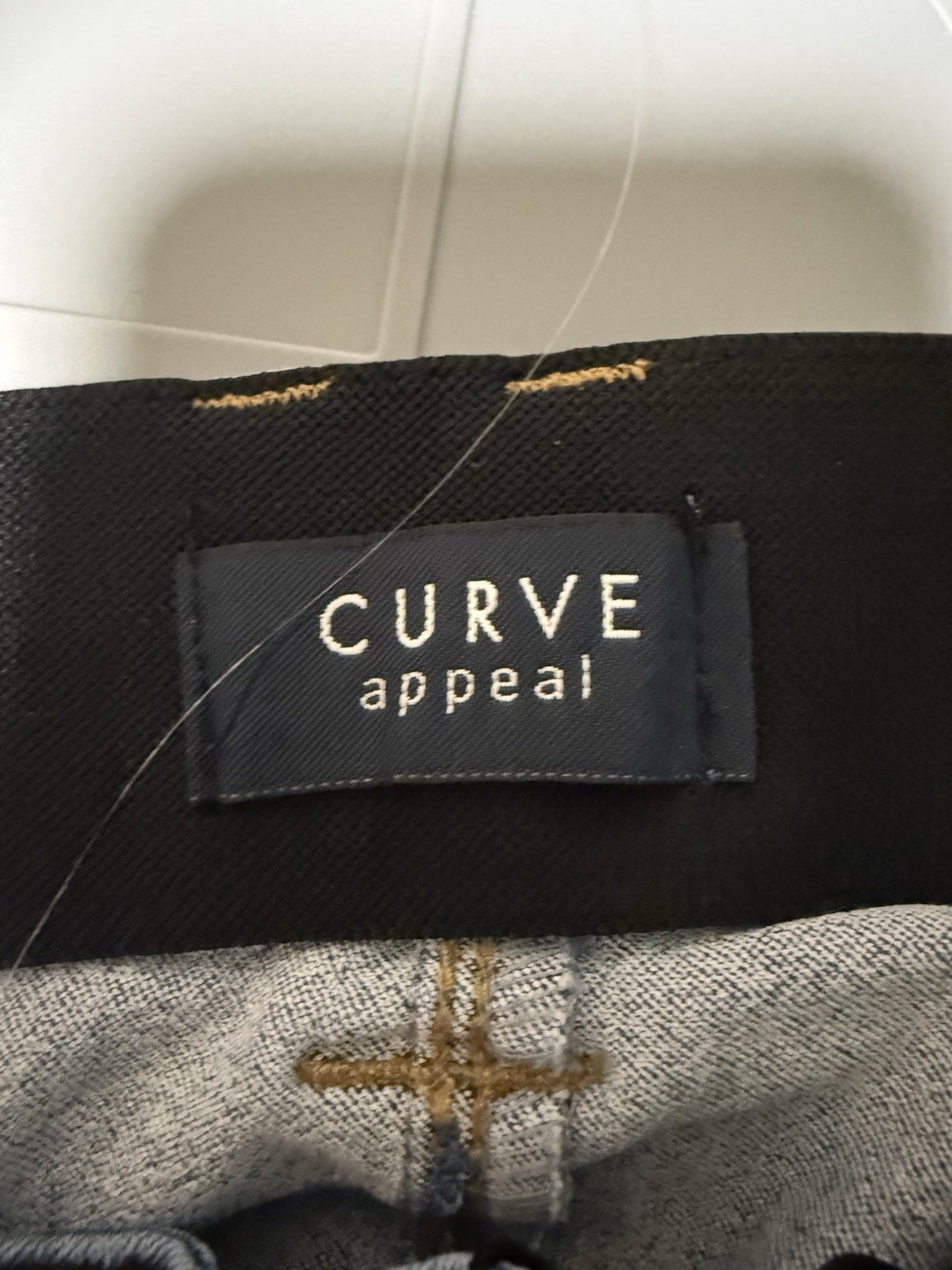 Curve Appeal Women’s Blue Medium Wash Denim Skinny Jeans Stretch 5-Pocket Zip