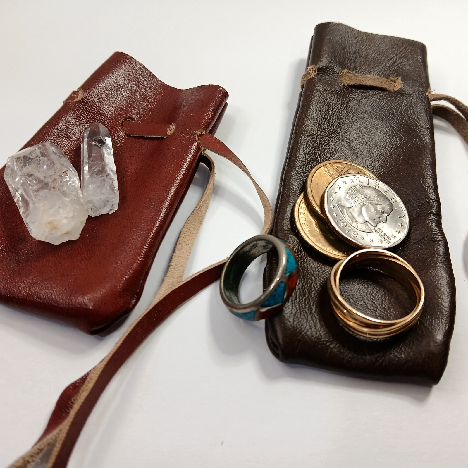 Leather Medicine Bag / Pouch / Purse – YOU PICK – small, beaded, variety