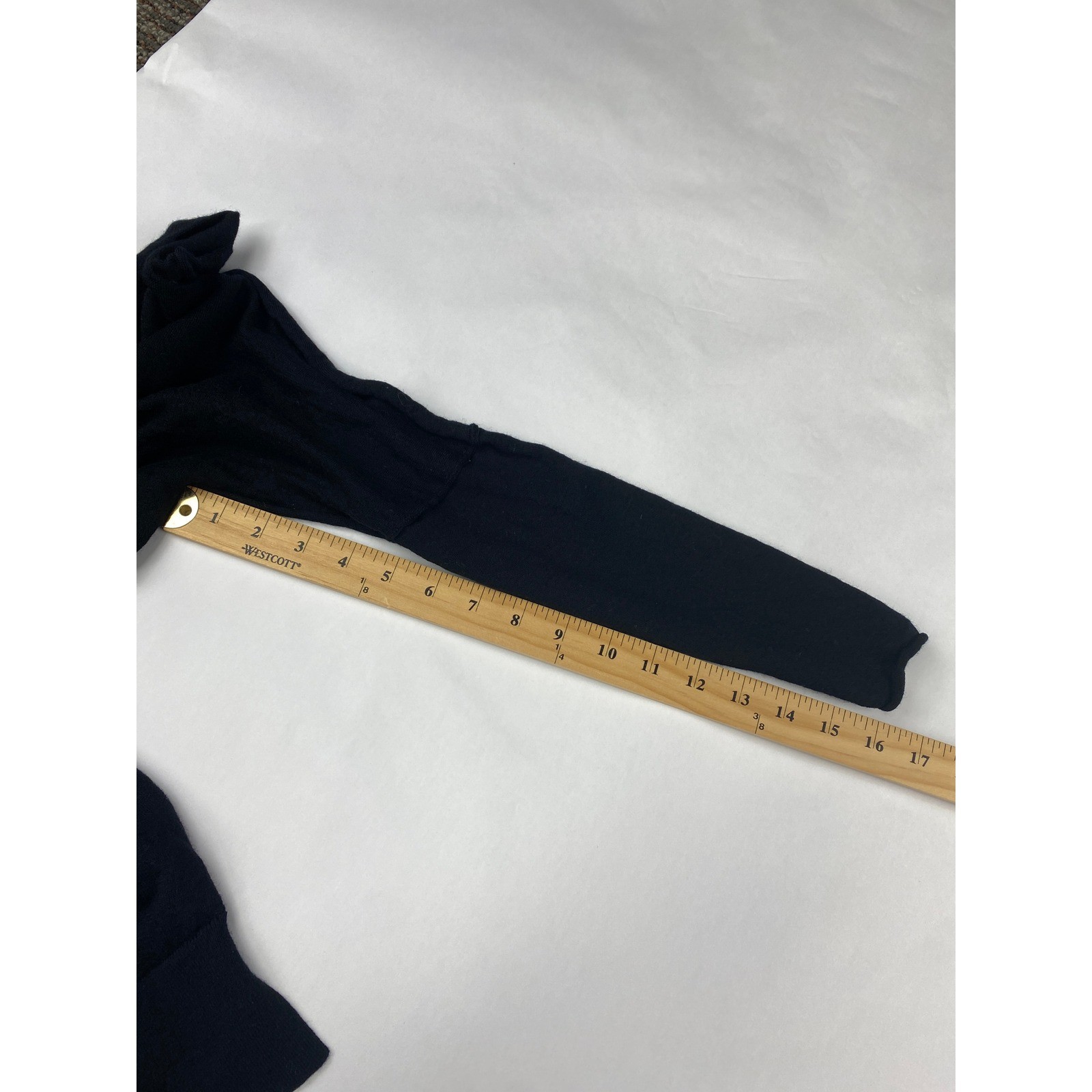 J.Crew 100% Merino Wool Open Front Cardigan Women’s Size Small Black