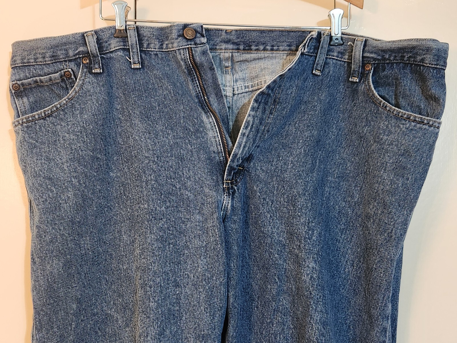Wrangler 46×32 Five Star Premium Denim, Relaxed Fit Jeans, 97601VR, 46 x 32