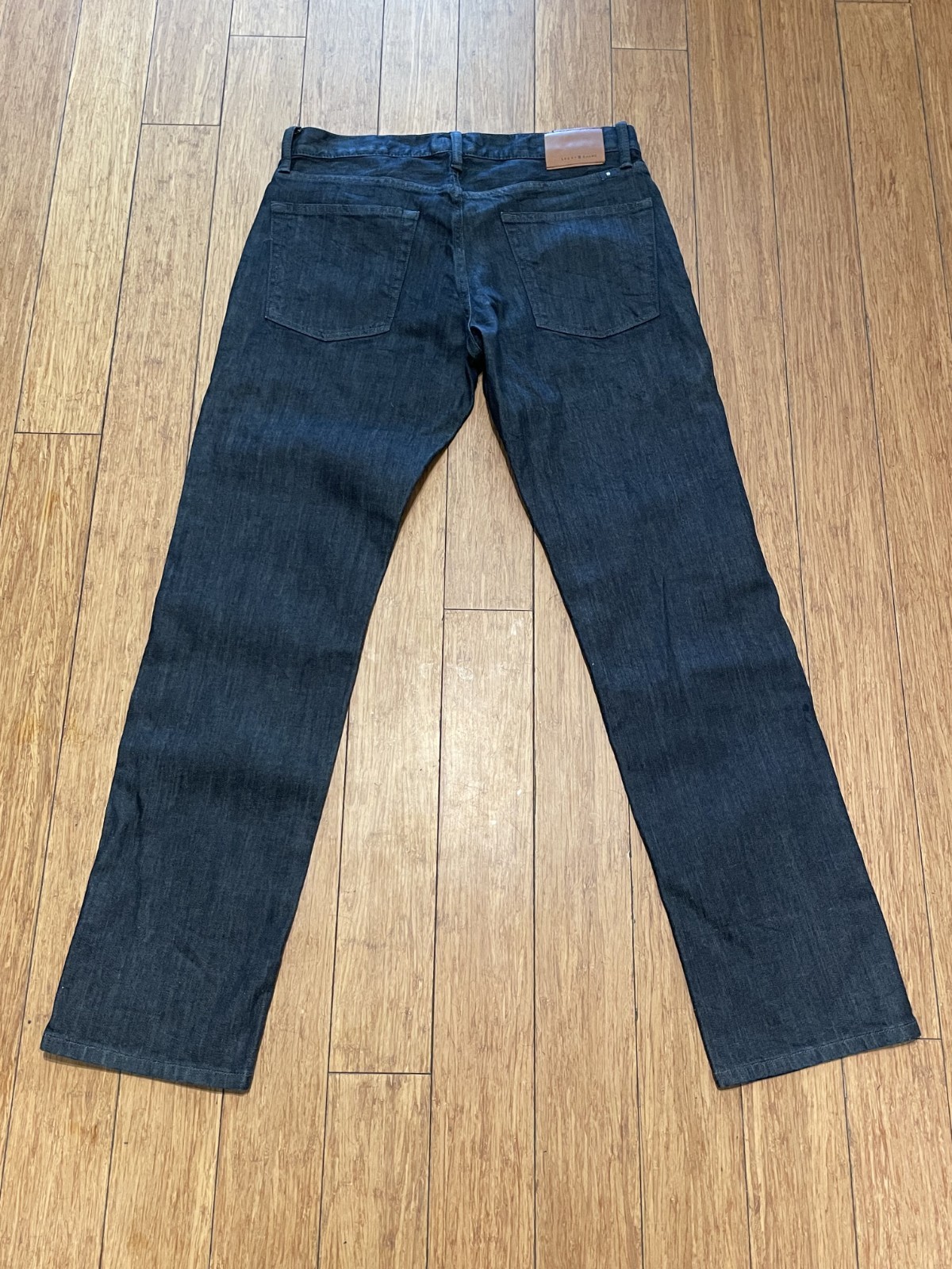 Lucky Brand Jeans Men 32×32 Blue Dark Wash Candiani Denim 221 Original Straight