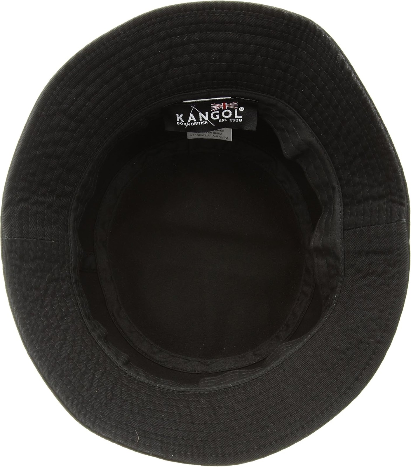 Kangol Men’s Lightweight Cotton Washed Bucket Hat with Logo, Size & Color Option