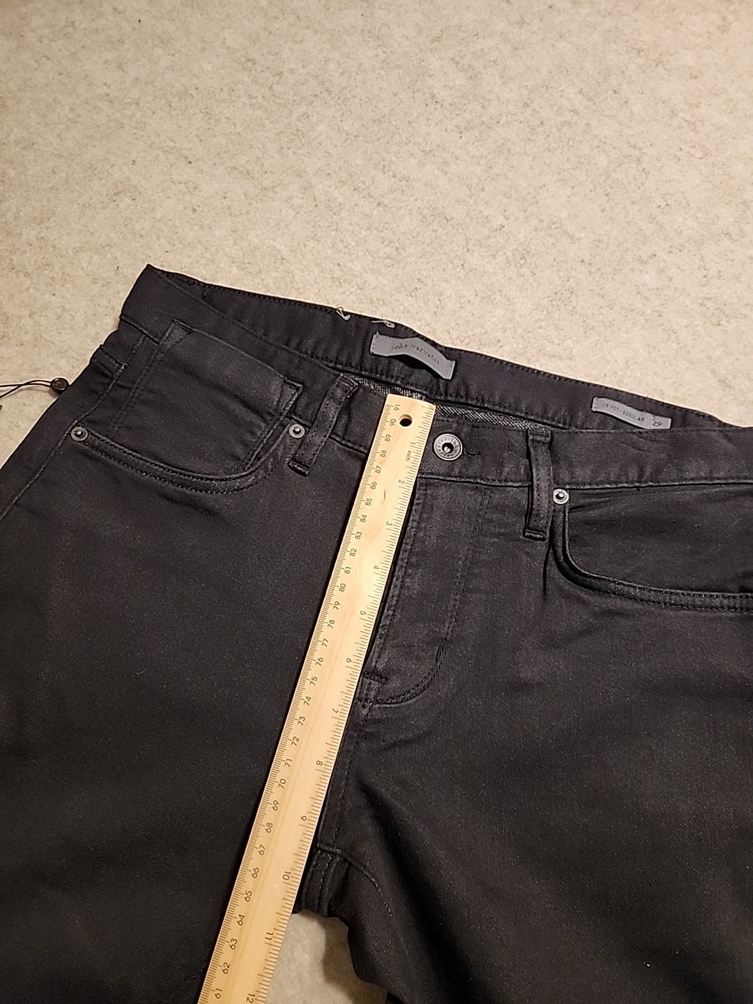 NWT $248 John Varvatos Black Weft Jeans Sz 29×33 J701 regular J701 RX88AYTRR