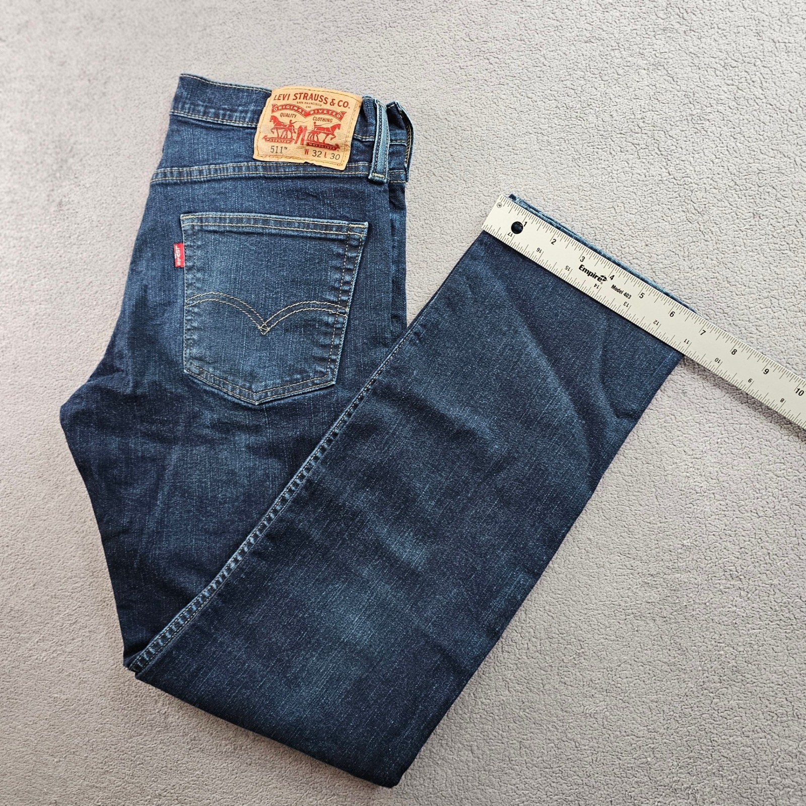 Levi’s 511 Jeans Men’s 32×30 Blue Denim Dark Wash Slim Stretch Skinny Streetwear