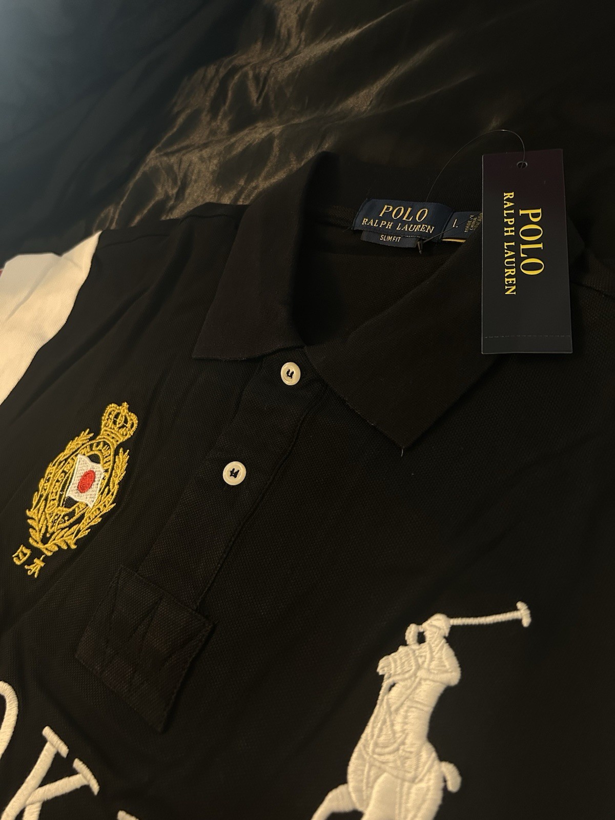 Ralph Lauren Tokyo Polo Shirt Japan Graphic Custom Polo Y2K Streetwear