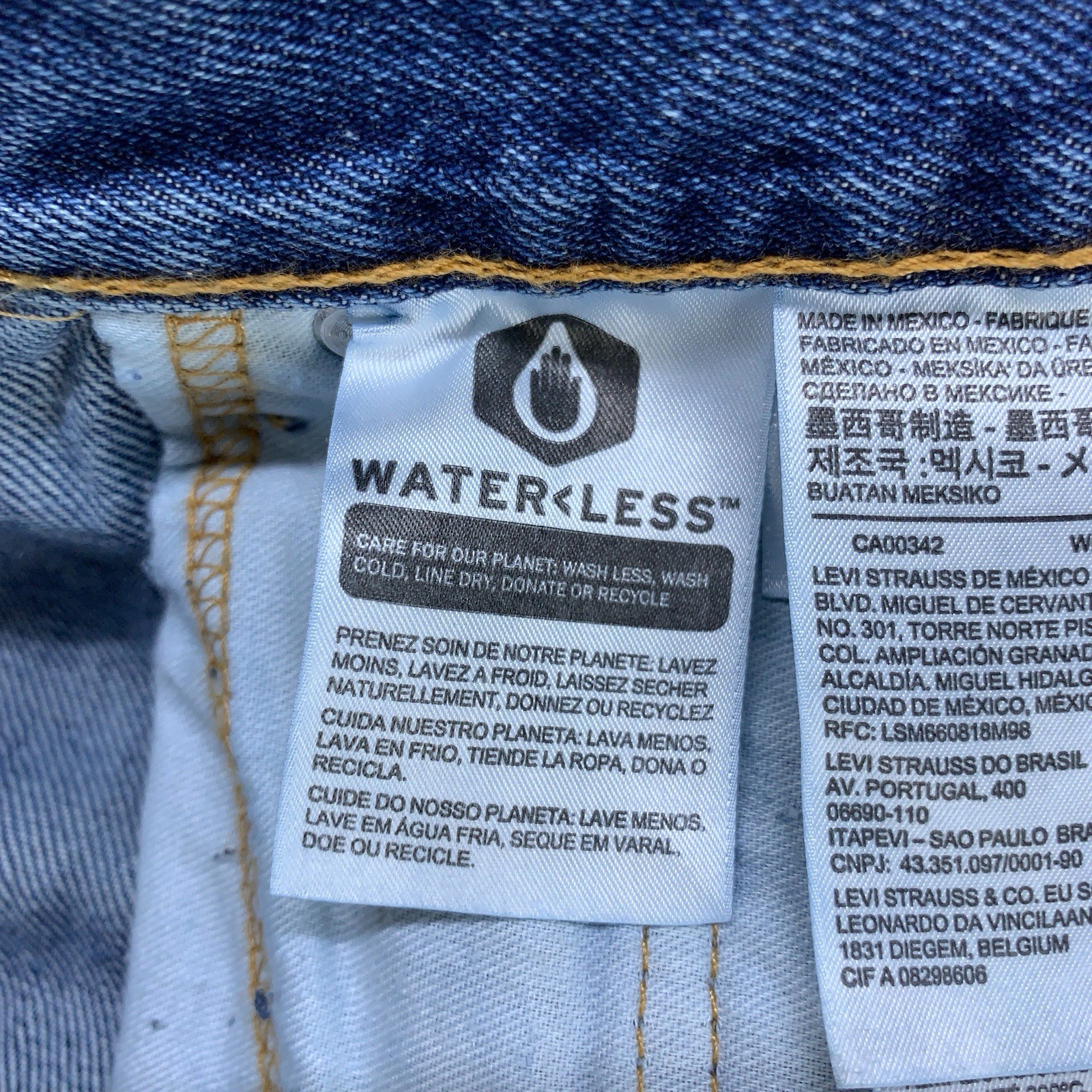 Levi’s 550 Mens Big & Tall 46×29 Relaxed Fit Tapered High Rise New without Tags